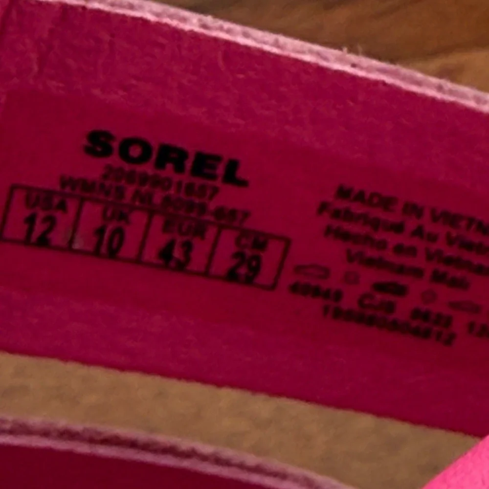 SOREL ONA Streetworks Fisherman Mid Gladiator Sandal  Pink Platform Women 12
